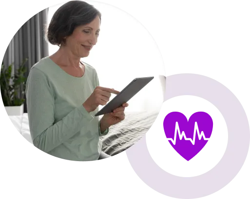 Paziente prenota utilizzando un tablet senza doversi recare presso la struttura sanitaria.